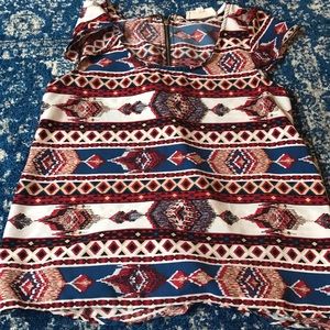 colorful patterned t shirt